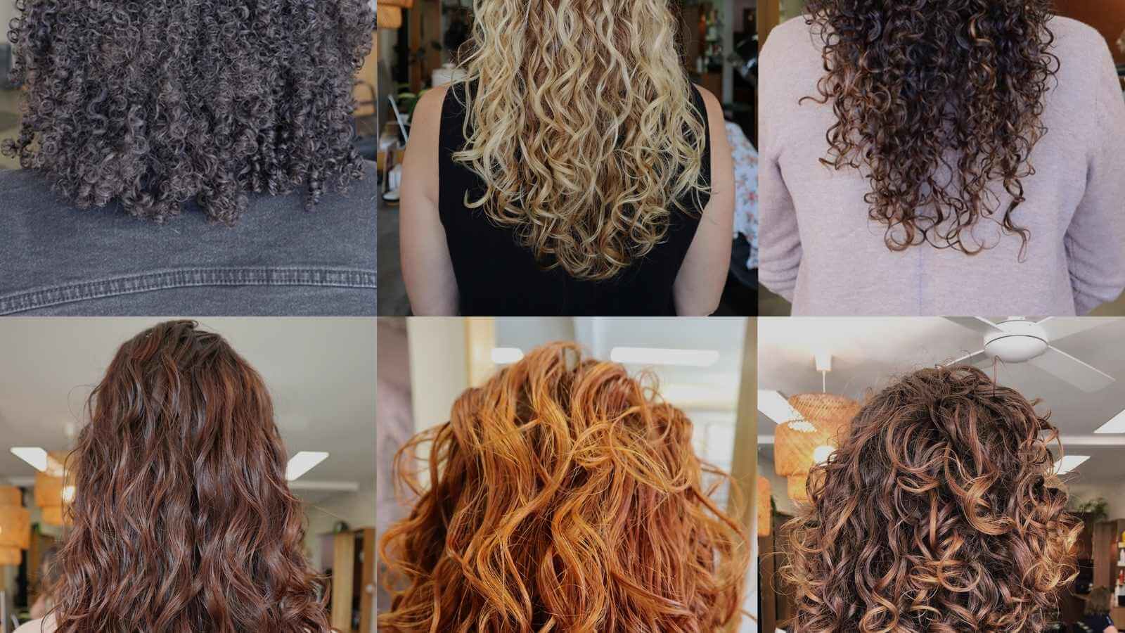 six curly hair types