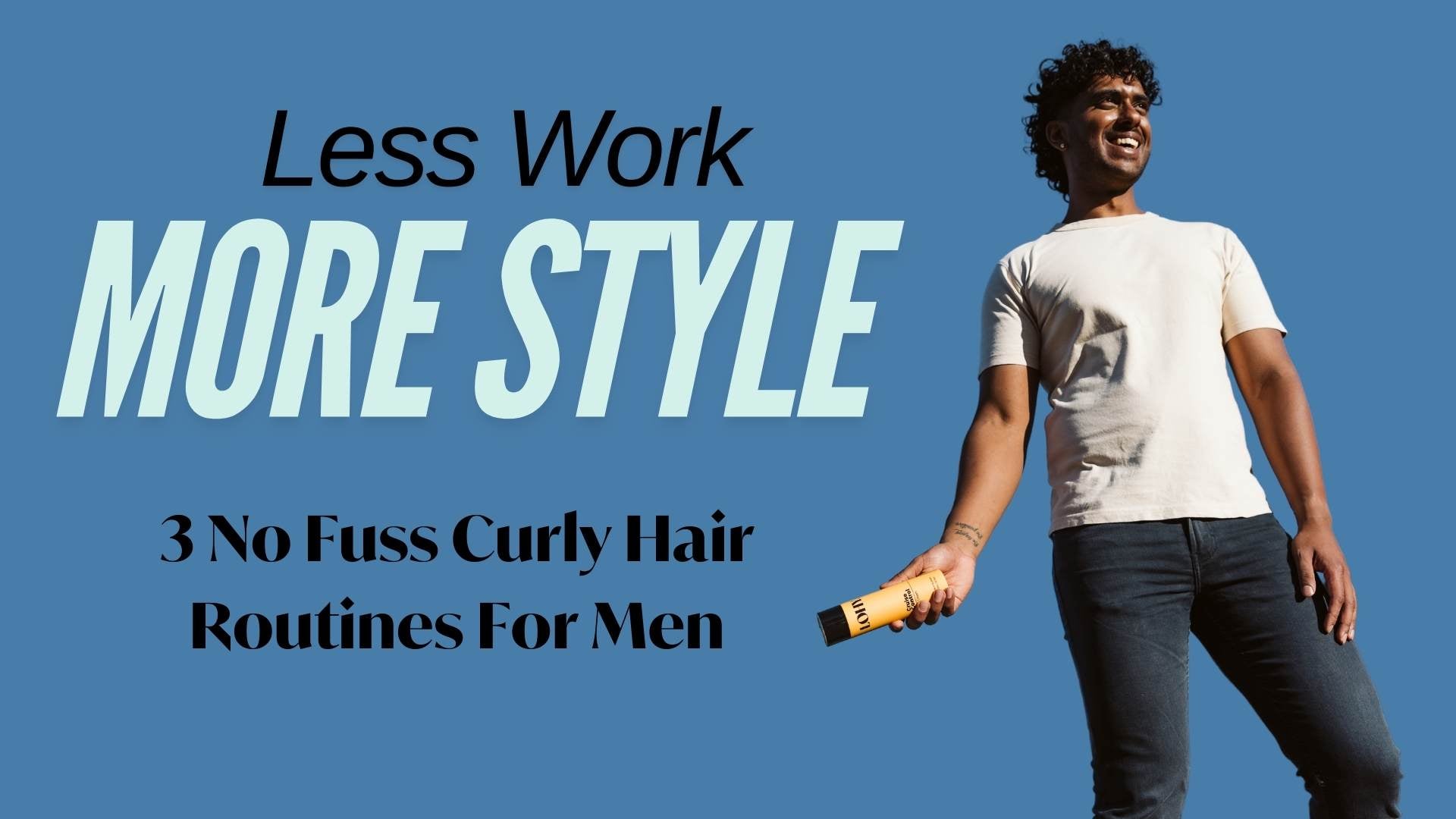 3 no fuss curly hair routines for men