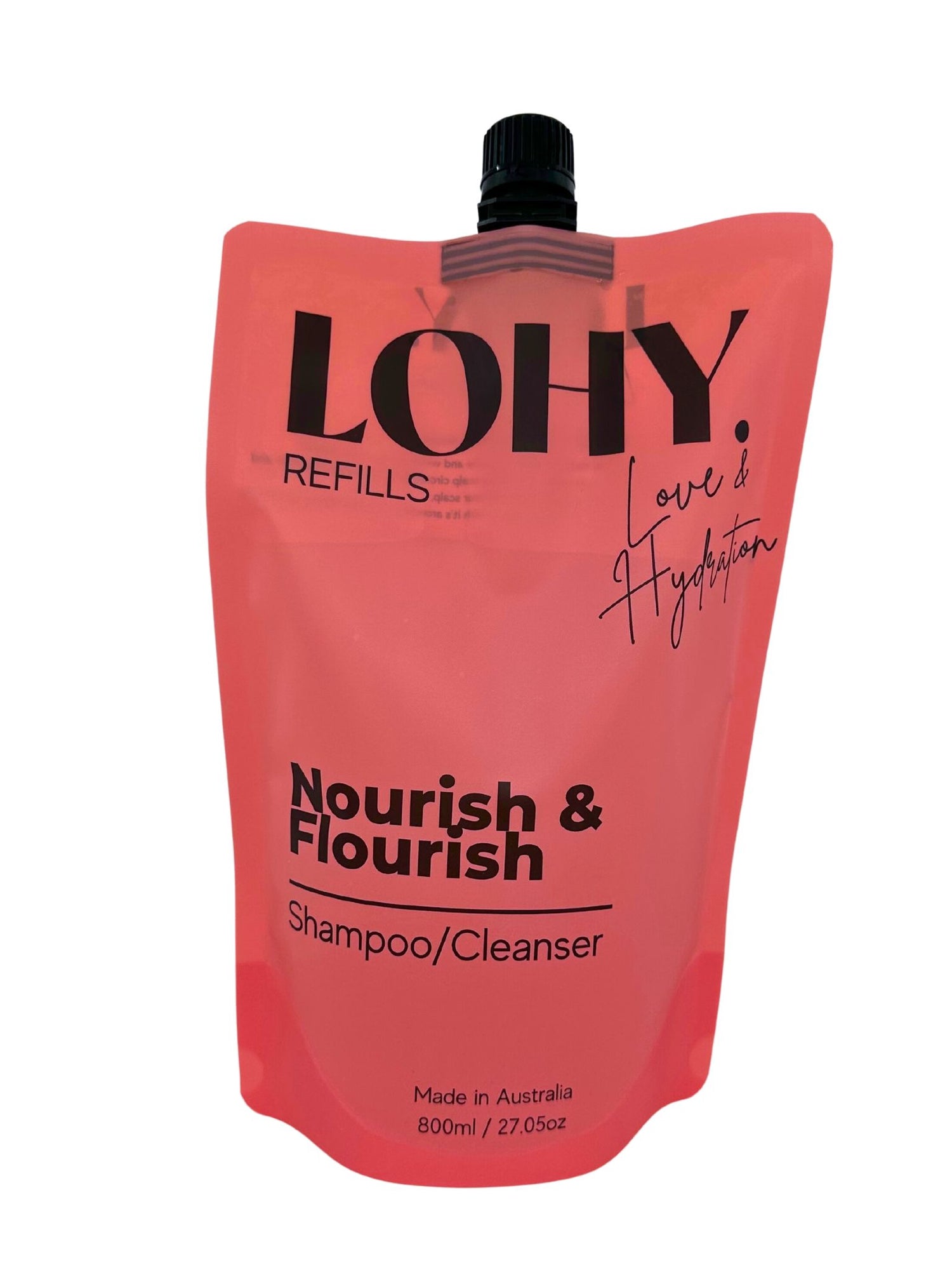 Nourish &amp; Flourish Shampoo 800ml Refill Pouch
