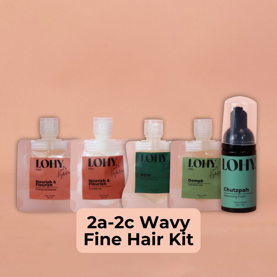 2a, 2b, 2c - Wavy Hair Kit