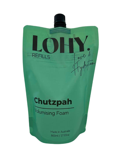 Chutzpah Volumising Foam 800ml Refill Pouch (Flawed But FAB!)