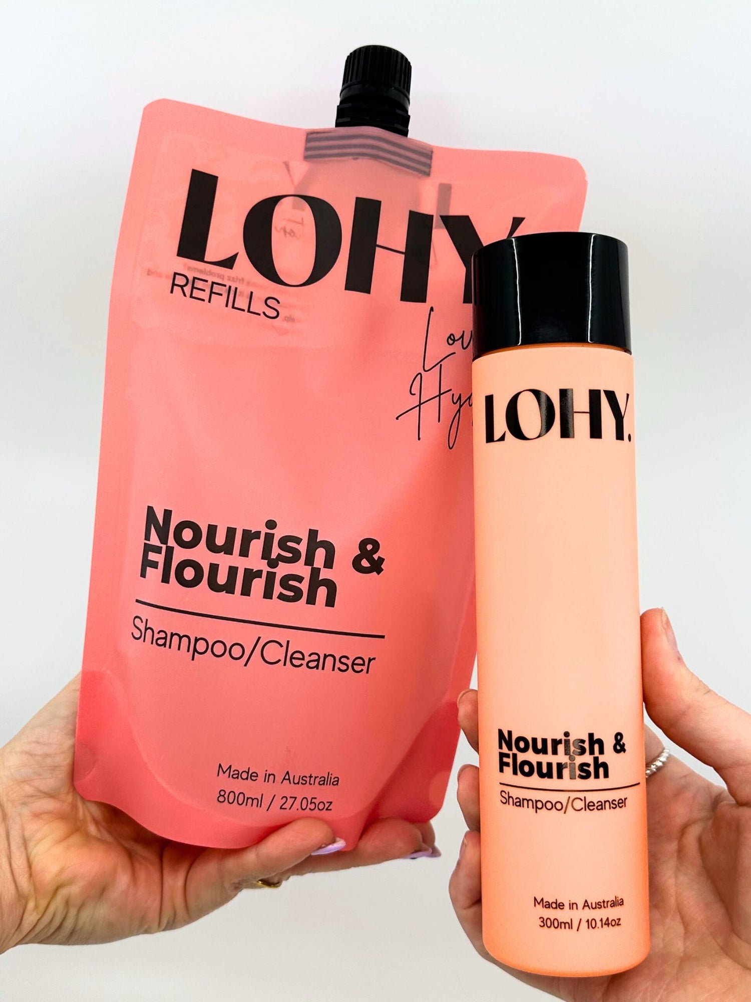 Nourish &amp; Flourish Shampoo 800ml Refill Pouch