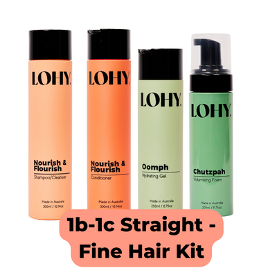 1b-1c Beach Wave Hair Kit