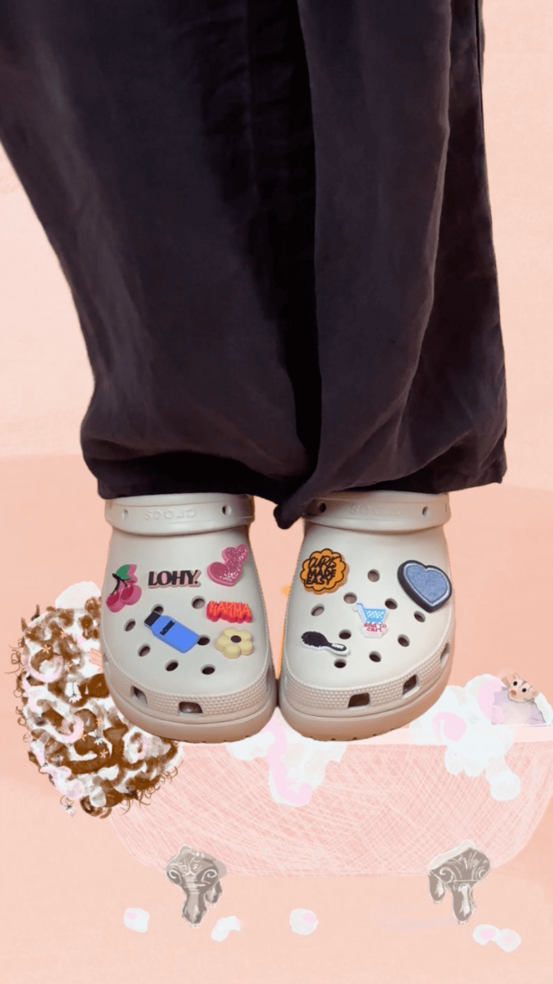 Aesthetic croc jibbitz on sale