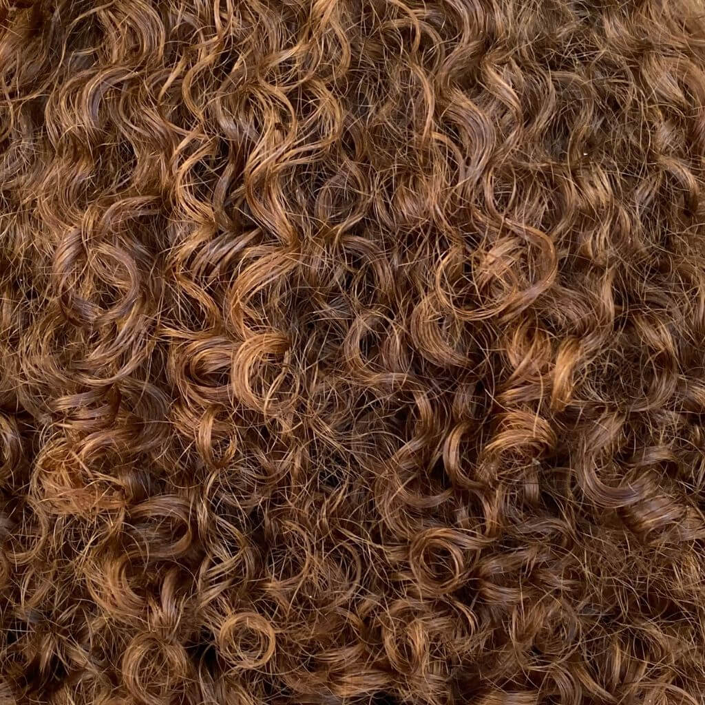 red curly hair type 3C