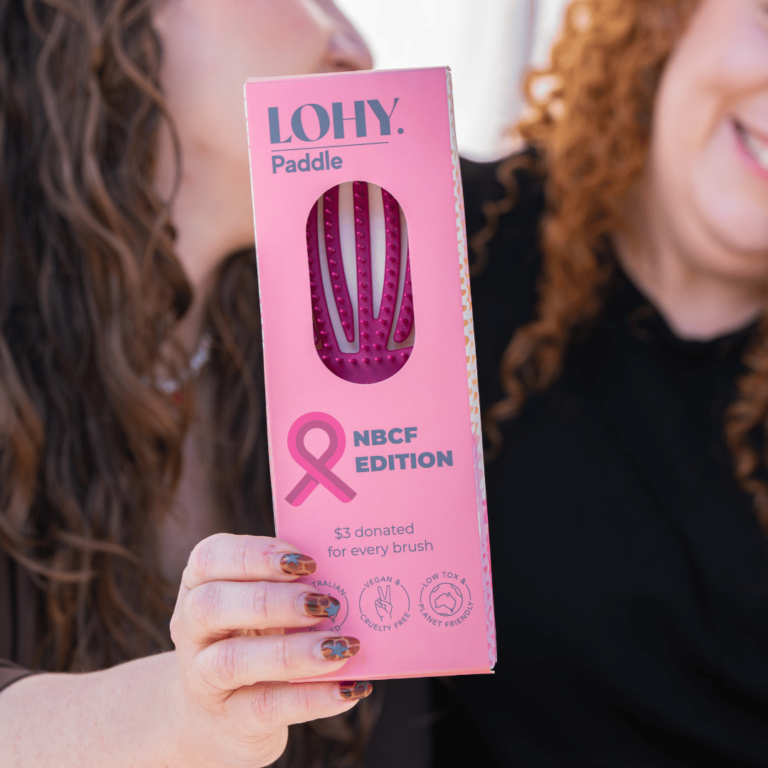 PICTURE OF BOX FOR LOHY. PINK NBCF BRUSH