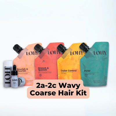 2a, 2b, 2c - Wavy Hair Kit