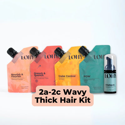 2a, 2b, 2c - Wavy Hair Kit