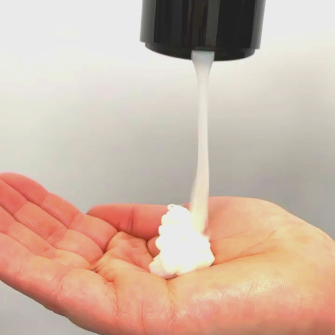 Load video: Curly hair mask being poured into hand